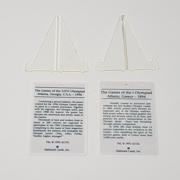 1996 Hallmark Invitation to the Games Holiday Christmas Display - Picture 5 of 5